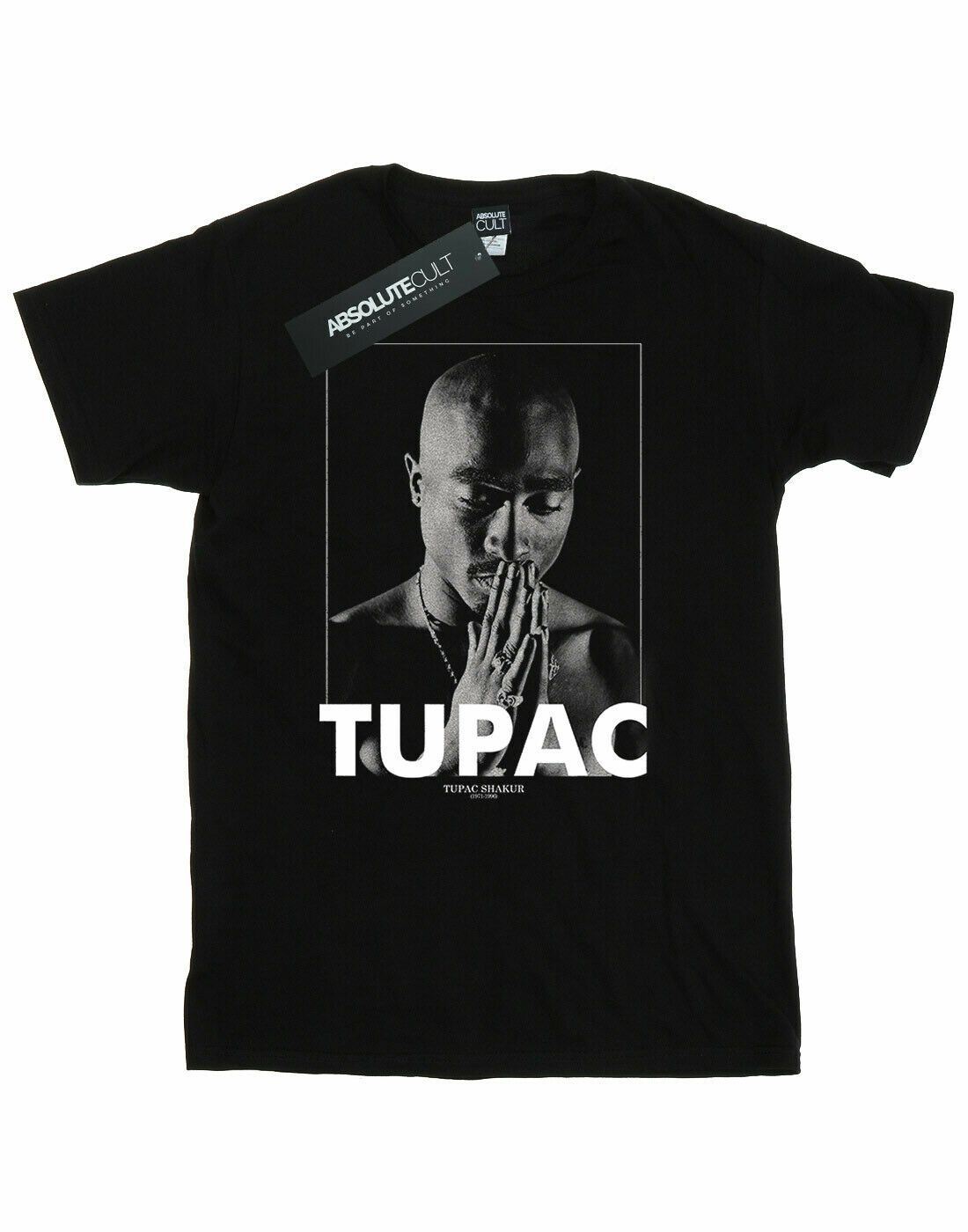 eetpatroon sirene hamer t-shirt Tupac Shakur praying 'official item' | Fanshop BE