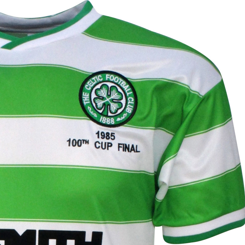 Retro shirt Celtic Glasgow 1985 100th Cup Final 'official ...