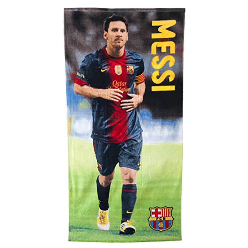 Overzicht Haan springen Handdoek FC Barcelona 'Lionel Messi' | Fanshop BE