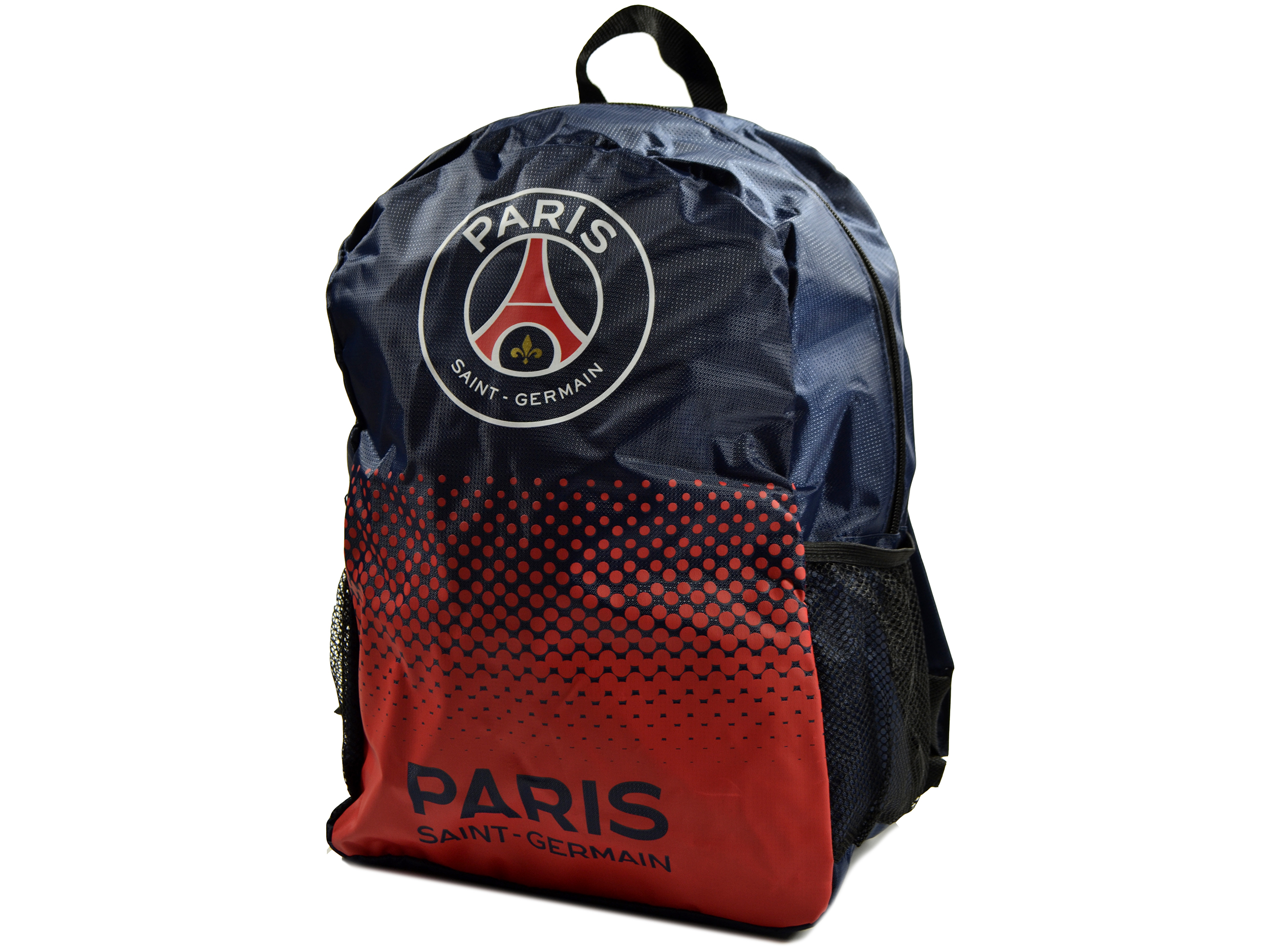Portafoglio Ufficiale Paris Saint-Germain | Blu, Nylon, 13.5x9.5 Cm | Due Scomparti Con Cerniera E Velcro