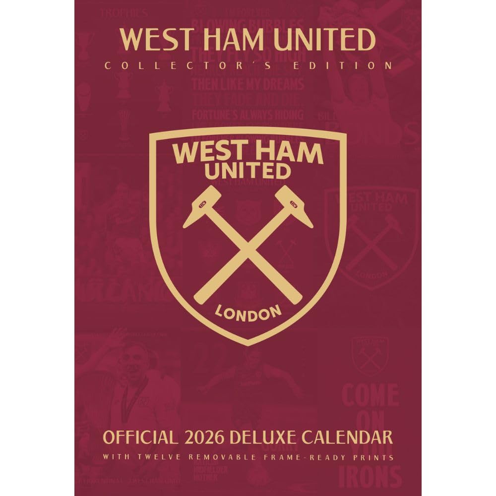 West Ham FC Deluxe Calendar 2026