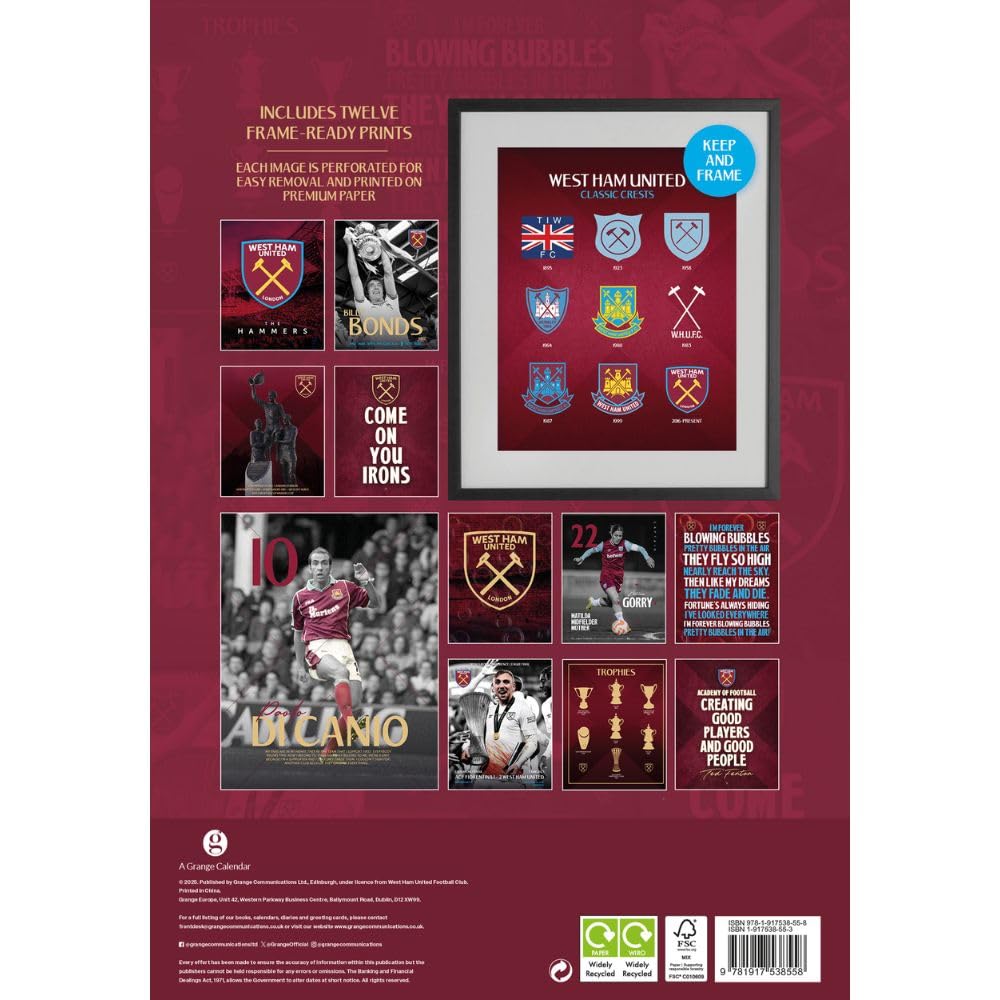 West Ham FC Deluxe Calendar 2026 - Afbeelding 7