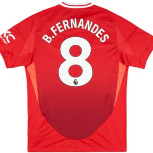Manchester United adidas home shirt 2024/25 ‘Bruno Fernandes’