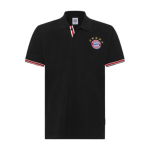 Zwarte polo FC Bayern Munchen 'five stars'