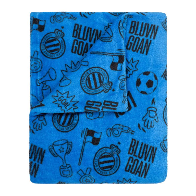 Club Brugge print fleece deken 150 x 200 cm