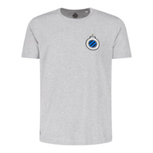 T-Shirt Club Brugge Badge Grey