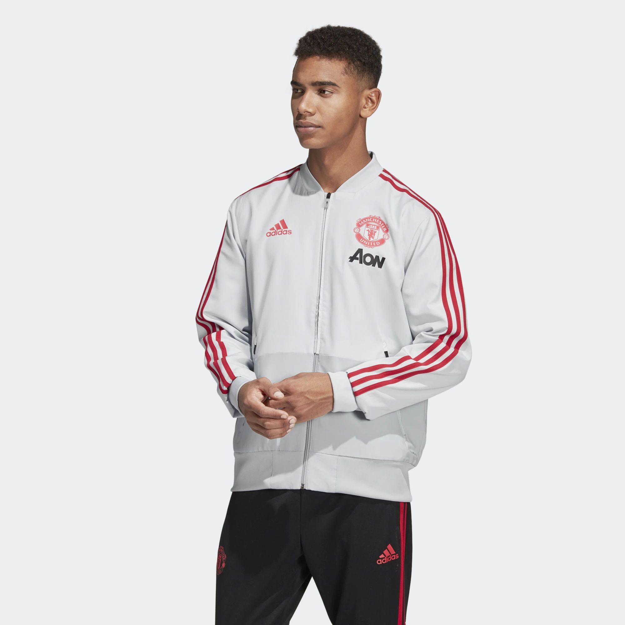 Manchester United adidas presentation jacket 2018/19