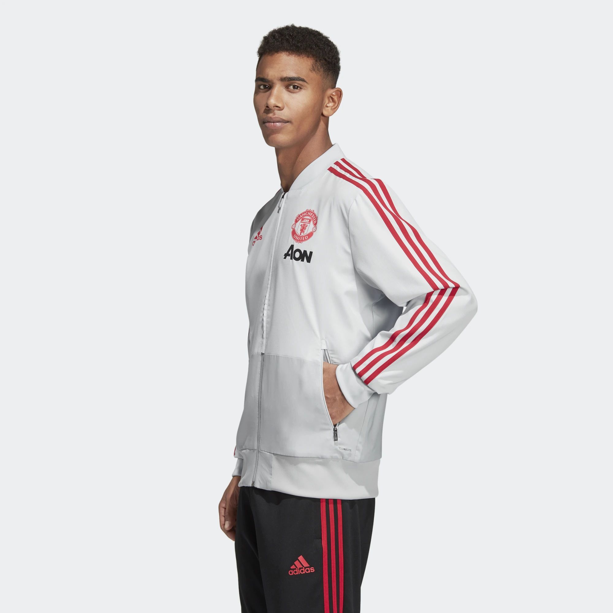 Manchester United adidas presentation jacket 2018/19 - Afbeelding 4