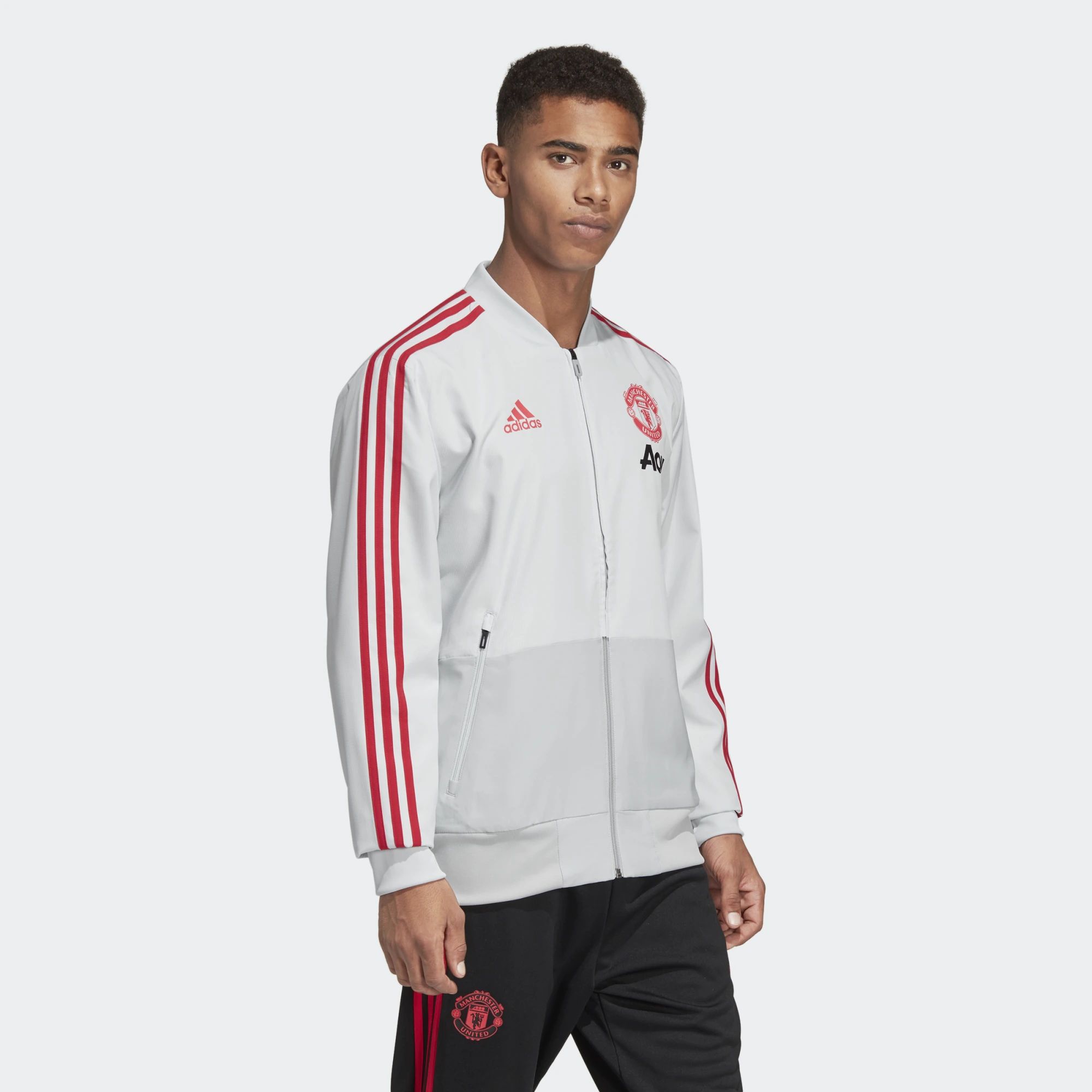 Manchester United adidas presentation jacket 2018/19 - Afbeelding 3